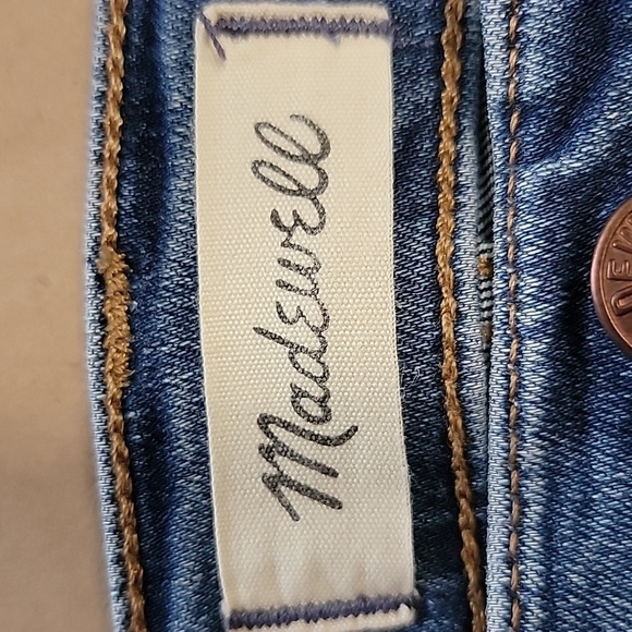 Madewell Size 27 Medium Wash Stovepipe Jeans, Gently Used Condition - Picture 8 of 14